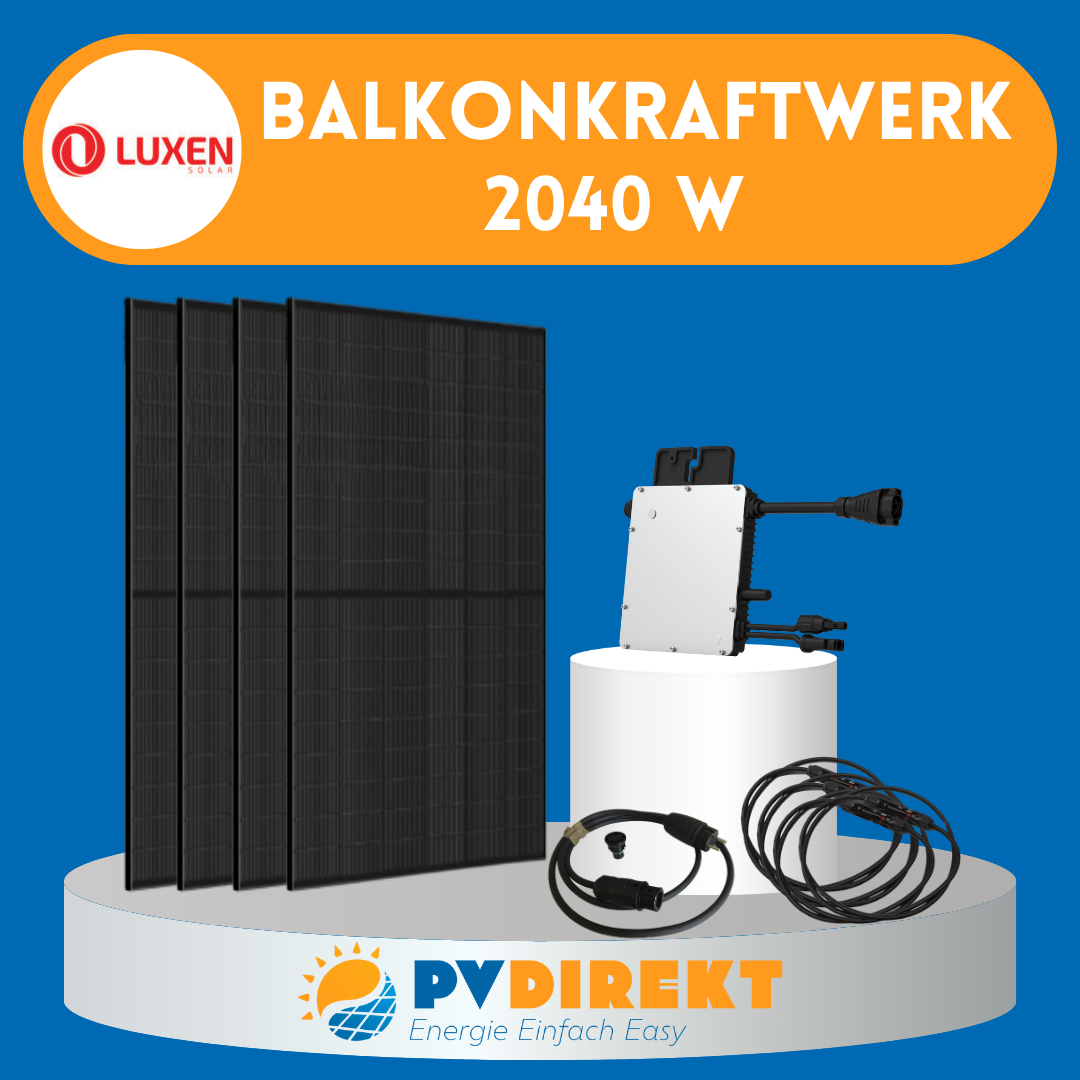 Balkonkraftwerk 2040 W Luxen